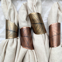 Leaf Impression Napkin Ring