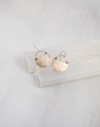 Turning Leaf Crescent Earrings