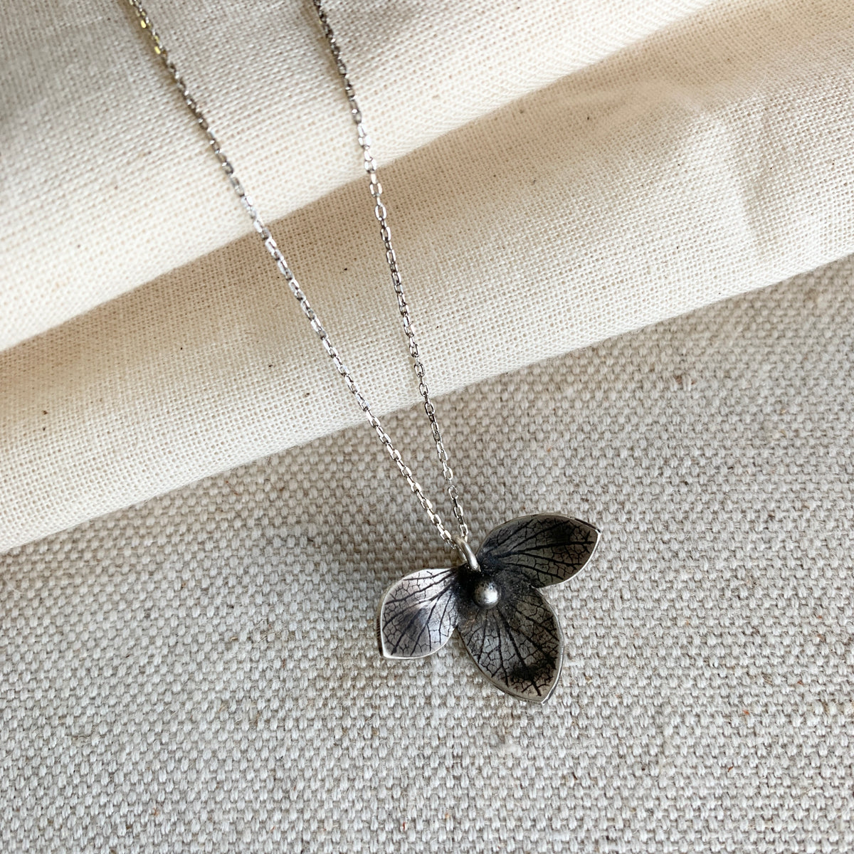 Hydrangea Flower Necklace