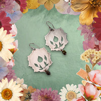 Ride With Me Earrings in Silver (Small) with Turquoise