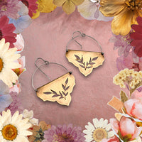 WILD DEVOTION EARRINGS in Brass