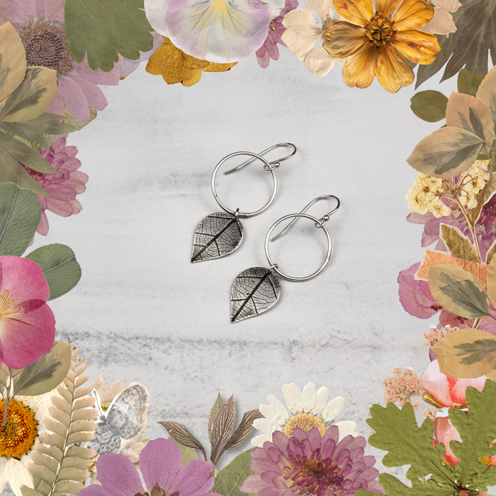 New Moon Leaf Earring