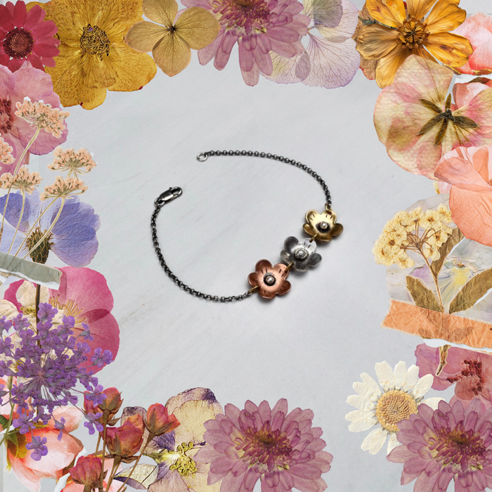 Canyon Flower Cluster Bracelet