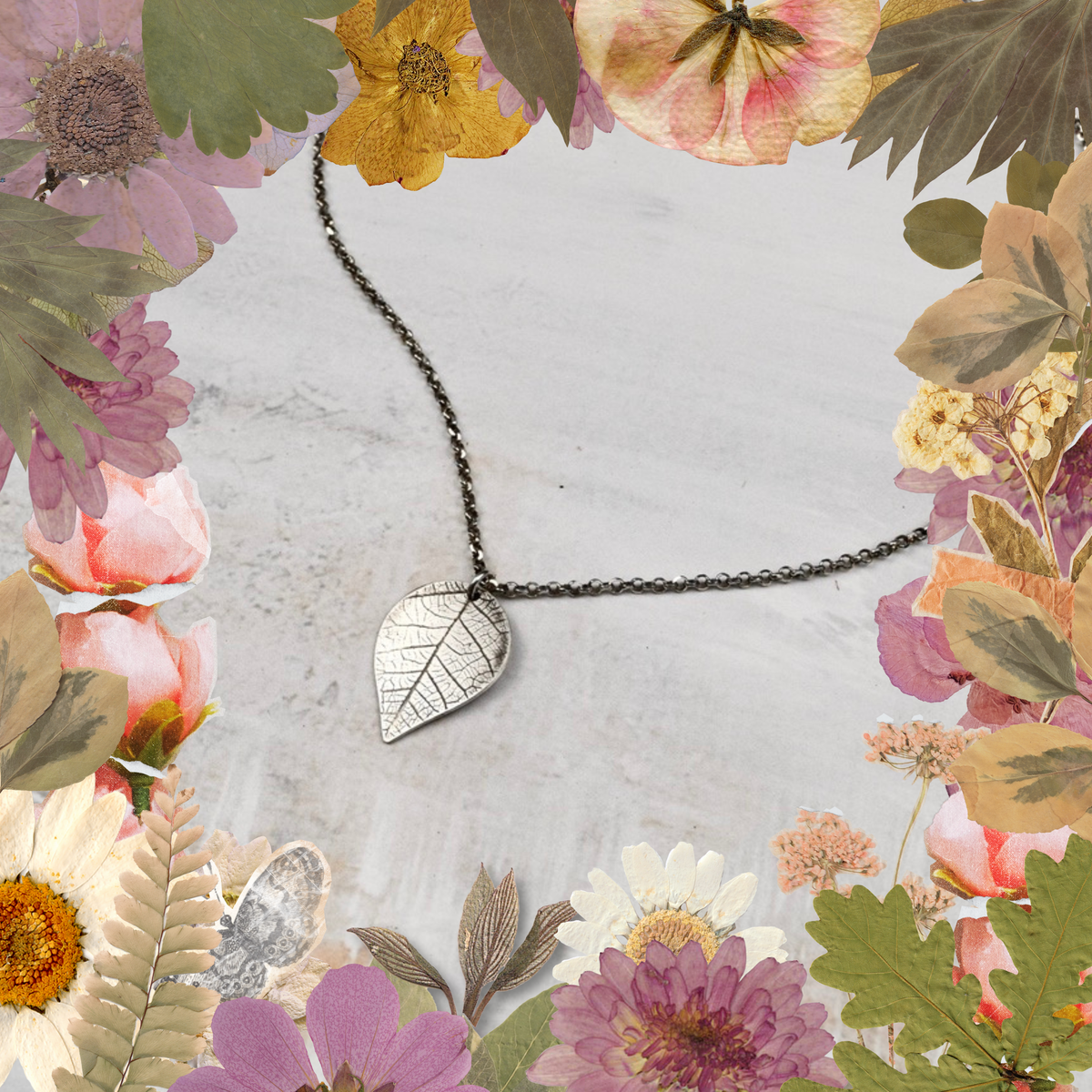 Turning Leaf Necklace