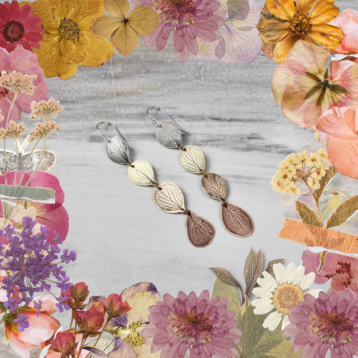 Petal by Petal Drop Earrings