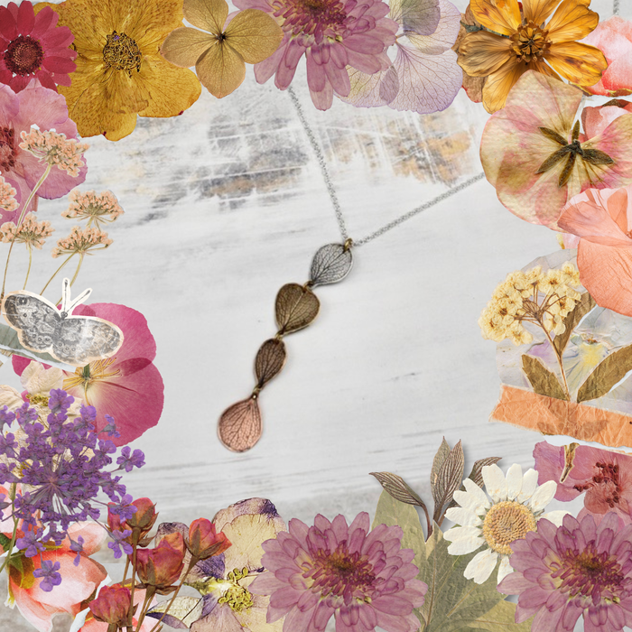 Petal by Petal Drop Necklace